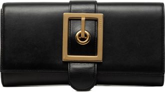 Gucci Black Leather Clutch Bag (Pre-Owned)