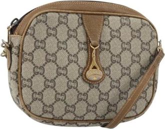 Gucci Pre-owned Cross Body Bags, female, Beige, Size: ONE SIZE Pre-owned Vintage Cross Body Bag