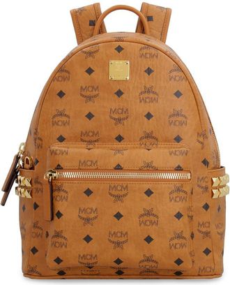 MCM Stark Backpack In Visetos With Studs