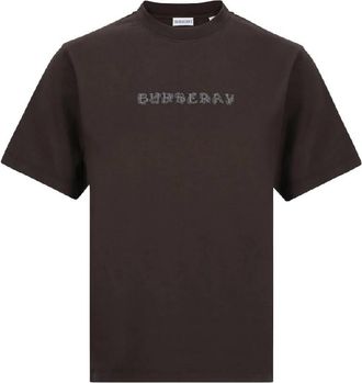 Burberry Short Sleeve Cotton T-Shirt, Size Small