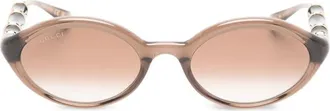 Gucci Oval-frame Sunglasses