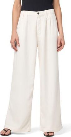 Hudson Jolene Pleated Mid Rise Trousers in French Vanilla at Nordstrom Rack, Size 25