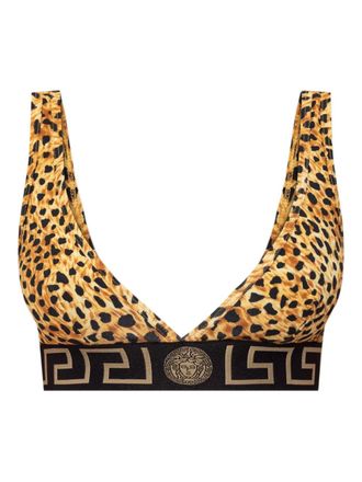 Versace Reggiseno con stampa - Giallo