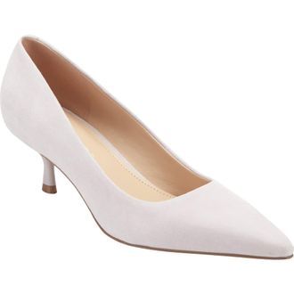 Marc Fisher Calynna Pointed Toe Kitten Heel Pump in Light Purple at Nordstrom, Size 8.5