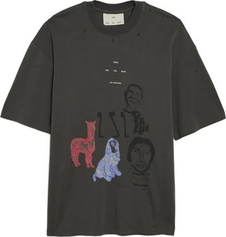 Song for the Mute T-shirt con stampa - Grigio