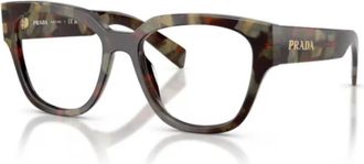 Prada Ovale Optische Montuur - unisex - Brillen - Bruin - 52 MM - Accessoires