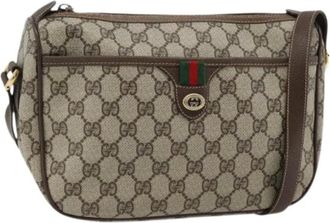 Gucci Borsa a tracolla vintage in tela GG in PVC Pre-owned - - Pre-owned - Donna - Beige - ONE SIZE