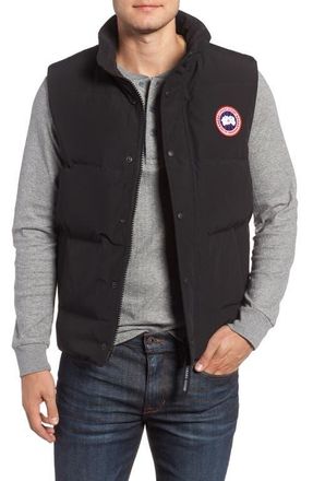 Canada Goose Garson Slim Fit Quilted Down Vest in Black at Nordstrom, Size Medium