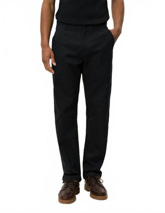 Les Deux Como Cotton Chino Pants In Black