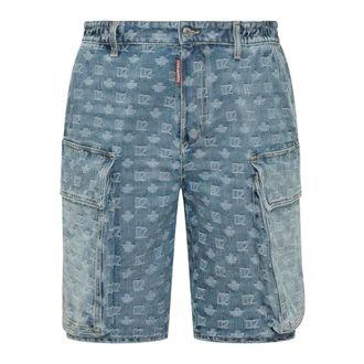 Dsquared2 Denim Shorts, male, Blue, Size: M Utility Short