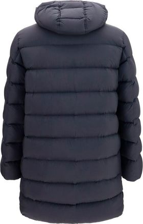 Herno Mens Black Polyamide Full-Length Jacket Clothing