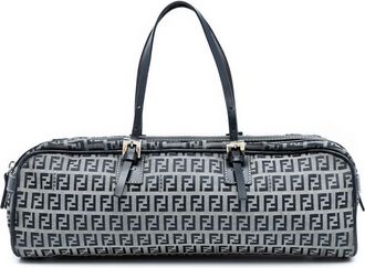Fendi Pre-owned Fendi Zucchino Canvas Handbag Ladies 71-16560-0-012