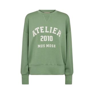 Mos Mosh Sweatshirts, female, Green, Size: XS MMNima O-Ls Sweatshirt