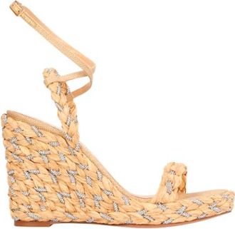 Aquazzura Wedges, female, Beige, Size: 11 US Wedge Espadrilles for the Coast