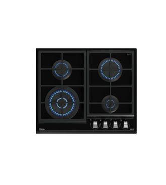 Teka Placa De Gas Teka Gzc 64320 Xbn 4 Fuegos Exactflame Cristal Negro