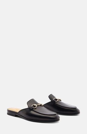 Scarosso Serena Mules in Black - Calf at Nordstrom, Size 39.5