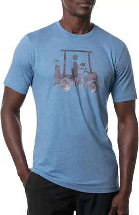 Travis Mathew Catch And Release Tee In Heather Allure