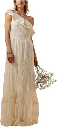 Y.A.S Elegante Midi Jurk Bruidscollectie - Dames - Avondkleed - Wit - S - Kleedjes