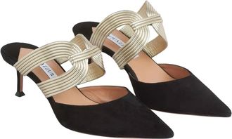 Aquazzura Hohe Schuhe - Esencia Heel Mules - Gr. 38 (EU) - in Schwarz - f&uuml;r Damen