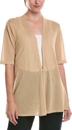 Anne Klein Petite Semi Sheer Short Sleeve Cardigan