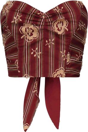 ottod'Ame Cotton Muslin Corset Top