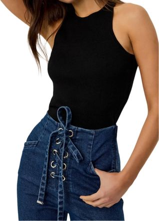 Toccin Avery Racer Tank In Black