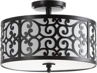 Jonathan Y Designs Designs Katherine 15in LED Semi-Flush Mount