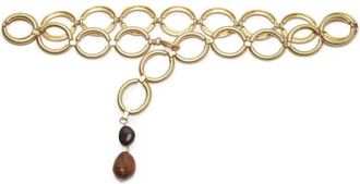 Maliparmi Luster Belt - Dames - Riemen - Geel - 95 CM - Accessoires