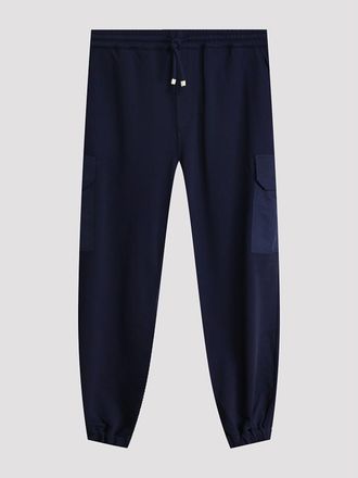 Brunello Cucinelli Cobalt Tailored Jogger Trousers, Size X-Large