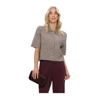 Summum Dames, Truien, Beige, Maat: L