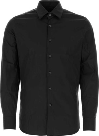 Prada Black stretch poplin shirt