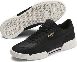 Puma CGR Perforated Trainers Puma Blk-PumaWht-Marshmallow 3