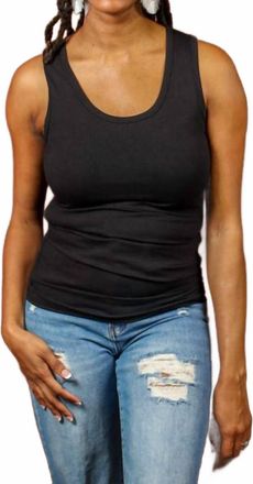 MLM Label Everywhere Breastfeeding Tank Top In Black