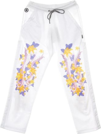Octopus Logo Trainingsbroek - Dames - Slim Fit Broeken - Wit - M - Katoen - Broeken