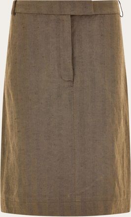 Ferragamo Women Knee length skirt Brown