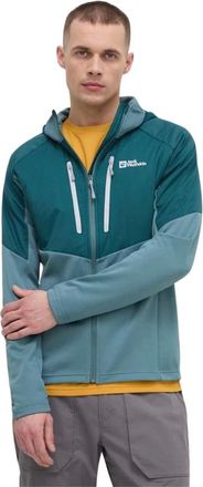Jack Wolfskin Fitness, Heren, Groen, XL, Wol, Alpgrat Pro Ins Fz Jacket