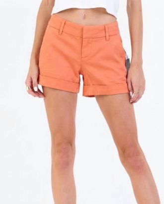 Dear John Denim Hampton Cuffed Hem Short In Oxy Fire