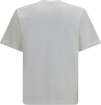 Ferragamo Mens White Cotton T-Shirt