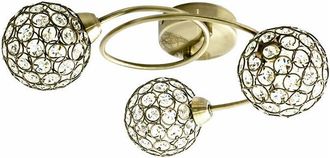 Fabrilamp Fabrilamp - Plaf&oacute;n Kegan 3xg9 Al.17xd.34cm Cuero