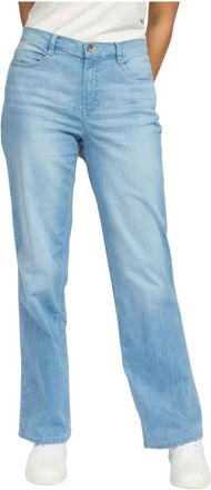 2-Biz Wijde Pijp Lichtblauwe Spijkerbroek - Dames - Regular Fit Jeans - Blauw - XL - Katoen - Jeans