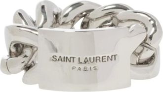 Saint Laurent Dames, Accessoires, Grijs, Maat: 45 MM