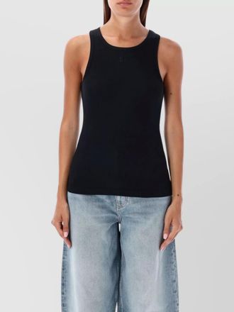 Ganni ribbed tank top