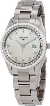 Longines Conquest Classic Quartz Diamond Ladies Watch L2.387.0.87.6