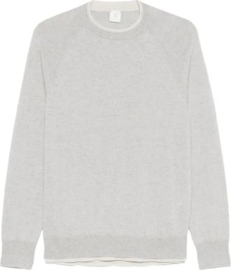 Eleventy Maglione con finitura a contrasto - Grigio