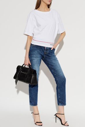 Dsquared2 T-shirt With Logo, Womens, White
