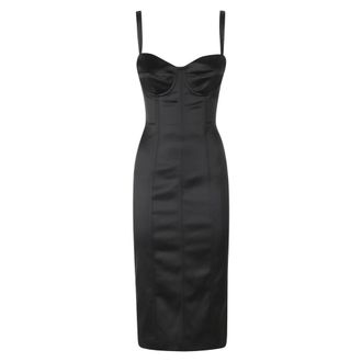 Dolce & Gabbana Kleedjes, Dames, Zwart, S, Abito