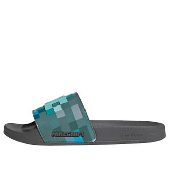adidas Adilette Slides Minecraft - Grey Four HQ2584