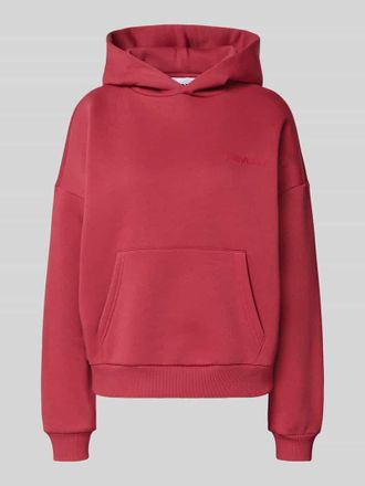 Review Regular Fit Hoodie mit K&auml;ngurutasche in Kirsche, Gr&ouml;&szlig;e XL