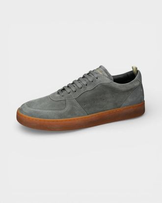 Officine Creative Mens Asset Suede Sneakers In Grey