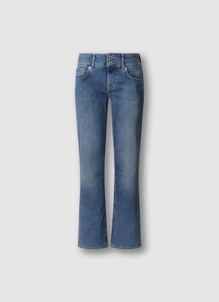 Pepe Jeans London STRAIGHT JEANS LW mit doppeltem Knopfverschluss